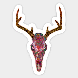 Lakota Shaman&amp;#39;s Bull Skull Sticker